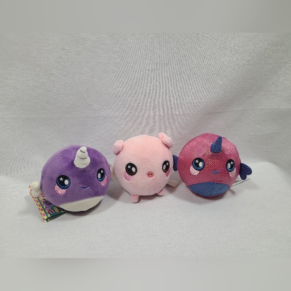 Squishamals/squeezamals lot of 3